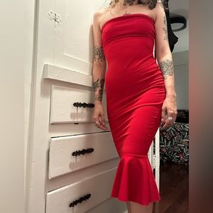 nastygal fishtail dress